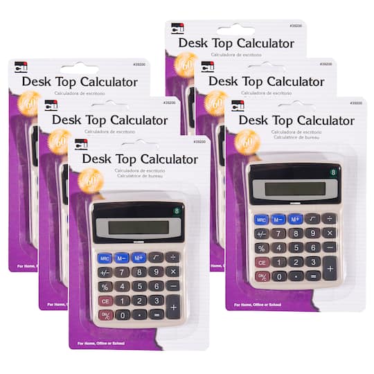 Charles Leonard Desktop Calculator, 6ct.